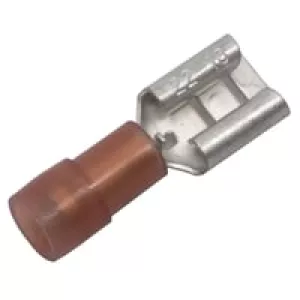 3: Isol. ABIKO spademuffe KA1507FLS-PB, 0,5-1,5mm2, 6,3x0,8, R?d - 100 stk