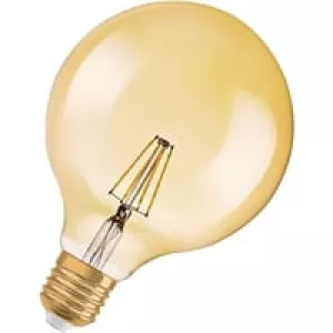 3: Osram LED pære Vintage 1906 LED Globe 7W/825 (55W) guld E27