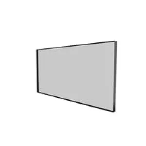 3: Sanibell Basicline spejl, sort (mat), 120 cm x 60 cm